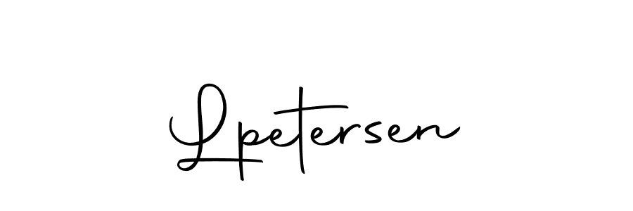 The best way (Autography-DOLnW) to make a short signature is to pick only two or three words in your name. The name Lpetersen include a total of six letters. For converting this name. Lpetersen signature style 10 images and pictures png