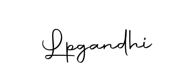 Lpgandhi stylish signature style. Best Handwritten Sign (Autography-DOLnW) for my name. Handwritten Signature Collection Ideas for my name Lpgandhi. Lpgandhi signature style 10 images and pictures png