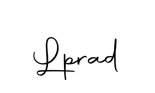 Use a signature maker to create a handwritten signature online. With this signature software, you can design (Autography-DOLnW) your own signature for name Lprad. Lprad signature style 10 images and pictures png