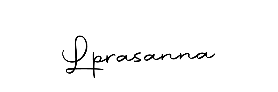Create a beautiful signature design for name Lprasanna. With this signature (Autography-DOLnW) fonts, you can make a handwritten signature for free. Lprasanna signature style 10 images and pictures png