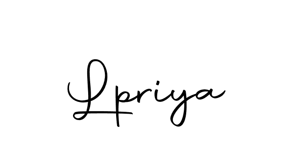 Design your own signature with our free online signature maker. With this signature software, you can create a handwritten (Autography-DOLnW) signature for name Lpriya. Lpriya signature style 10 images and pictures png
