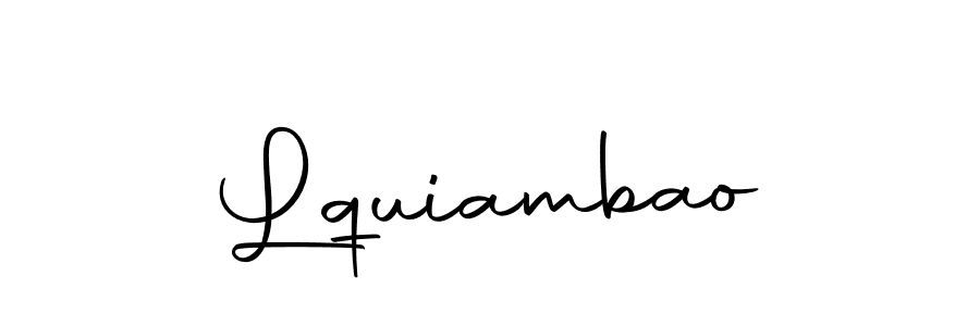 if you are searching for the best signature style for your name Lquiambao. so please give up your signature search. here we have designed multiple signature styles  using Autography-DOLnW. Lquiambao signature style 10 images and pictures png