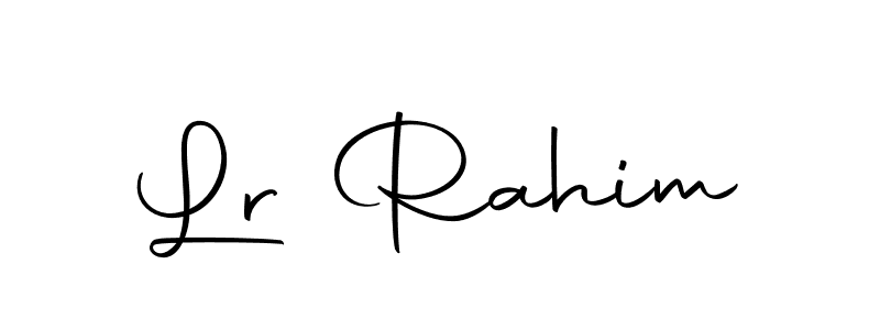 Similarly Autography-DOLnW is the best handwritten signature design. Signature creator online .You can use it as an online autograph creator for name Lr Rahim. Lr Rahim signature style 10 images and pictures png