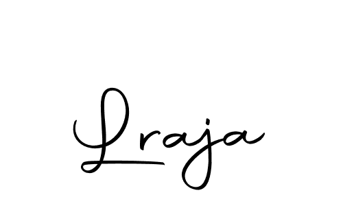 Make a beautiful signature design for name Lraja. With this signature (Autography-DOLnW) style, you can create a handwritten signature for free. Lraja signature style 10 images and pictures png