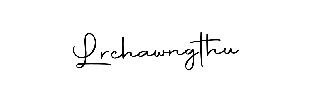 How to make Lrchawngthu name signature. Use Autography-DOLnW style for creating short signs online. This is the latest handwritten sign. Lrchawngthu signature style 10 images and pictures png