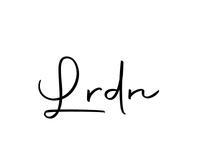 The best way (Autography-DOLnW) to make a short signature is to pick only two or three words in your name. The name Lrdn include a total of six letters. For converting this name. Lrdn signature style 10 images and pictures png