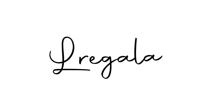 Create a beautiful signature design for name Lregala. With this signature (Autography-DOLnW) fonts, you can make a handwritten signature for free. Lregala signature style 10 images and pictures png