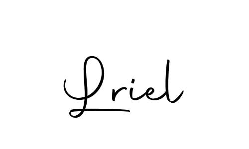 Similarly Autography-DOLnW is the best handwritten signature design. Signature creator online .You can use it as an online autograph creator for name Lriel. Lriel signature style 10 images and pictures png