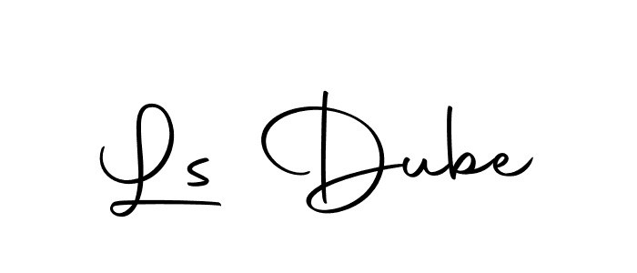 The best way (Autography-DOLnW) to make a short signature is to pick only two or three words in your name. The name Ls Dube include a total of six letters. For converting this name. Ls Dube signature style 10 images and pictures png