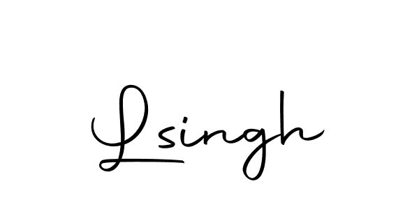 Lsingh stylish signature style. Best Handwritten Sign (Autography-DOLnW) for my name. Handwritten Signature Collection Ideas for my name Lsingh. Lsingh signature style 10 images and pictures png