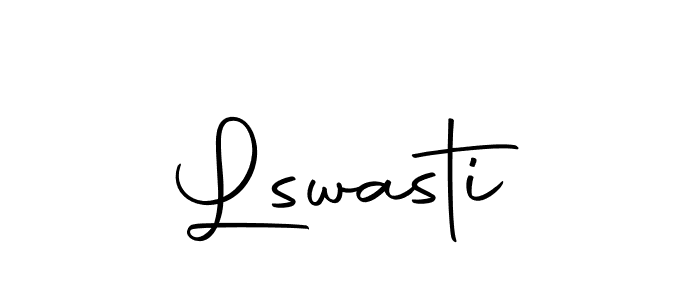 How to make Lswasti signature? Autography-DOLnW is a professional autograph style. Create handwritten signature for Lswasti name. Lswasti signature style 10 images and pictures png