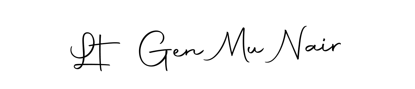Also You can easily find your signature by using the search form. We will create Lt Gen Mu Nair name handwritten signature images for you free of cost using Autography-DOLnW sign style. Lt Gen Mu Nair signature style 10 images and pictures png