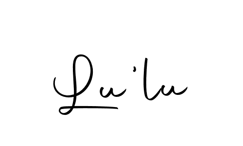 Also we have Lu'lu name is the best signature style. Create professional handwritten signature collection using Autography-DOLnW autograph style. Lu'lu signature style 10 images and pictures png
