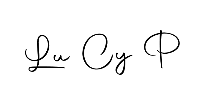 Autography-DOLnW is a professional signature style that is perfect for those who want to add a touch of class to their signature. It is also a great choice for those who want to make their signature more unique. Get Lu Cy P name to fancy signature for free. Lu Cy P signature style 10 images and pictures png