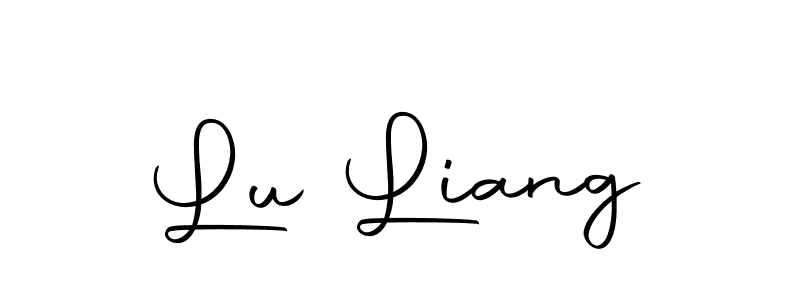 Make a beautiful signature design for name Lu Liang. With this signature (Autography-DOLnW) style, you can create a handwritten signature for free. Lu Liang signature style 10 images and pictures png