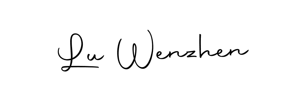 How to make Lu Wenzhen signature? Autography-DOLnW is a professional autograph style. Create handwritten signature for Lu Wenzhen name. Lu Wenzhen signature style 10 images and pictures png