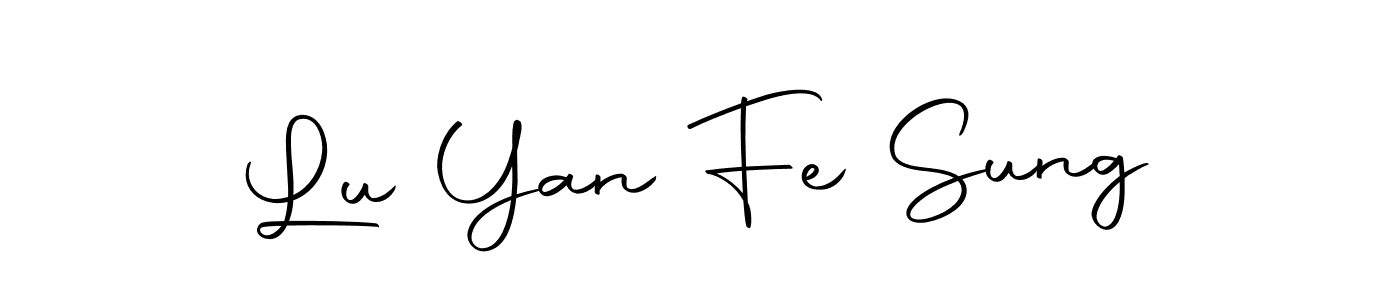 This is the best signature style for the Lu Yan Fe Sung name. Also you like these signature font (Autography-DOLnW). Mix name signature. Lu Yan Fe Sung signature style 10 images and pictures png