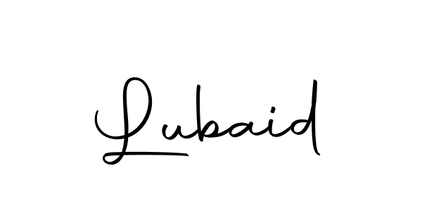 Create a beautiful signature design for name Lubaid. With this signature (Autography-DOLnW) fonts, you can make a handwritten signature for free. Lubaid signature style 10 images and pictures png