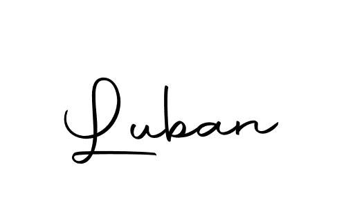 Also we have Luban name is the best signature style. Create professional handwritten signature collection using Autography-DOLnW autograph style. Luban signature style 10 images and pictures png