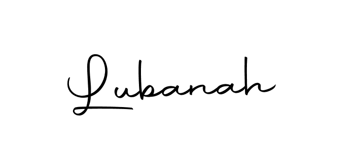 Here are the top 10 professional signature styles for the name Lubanah. These are the best autograph styles you can use for your name. Lubanah signature style 10 images and pictures png