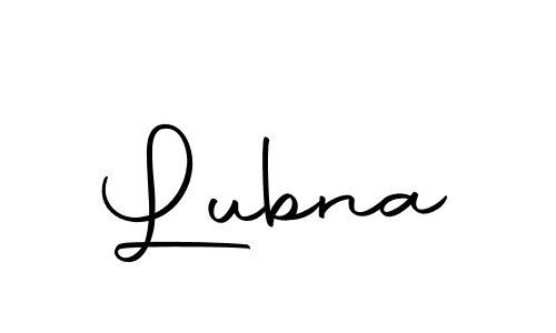 The best way (Autography-DOLnW) to make a short signature is to pick only two or three words in your name. The name Lubna include a total of six letters. For converting this name. Lubna signature style 10 images and pictures png