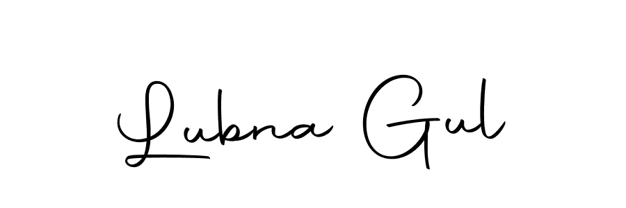 The best way (Autography-DOLnW) to make a short signature is to pick only two or three words in your name. The name Lubna Gul include a total of six letters. For converting this name. Lubna Gul signature style 10 images and pictures png