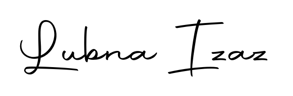 Generate high-definition signature styles for Lubna Izaz. The Autography-DOLnW typeface ensures crisp legibility and sophisticated design. Lubna Izaz signature style 10 images and pictures png