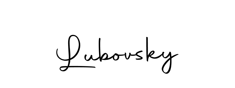 Here are the top 10 professional signature styles for the name Lubovsky. These are the best autograph styles you can use for your name. Lubovsky signature style 10 images and pictures png