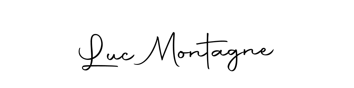 Luc Montagne stylish signature style. Best Handwritten Sign (Autography-DOLnW) for my name. Handwritten Signature Collection Ideas for my name Luc Montagne. Luc Montagne signature style 10 images and pictures png