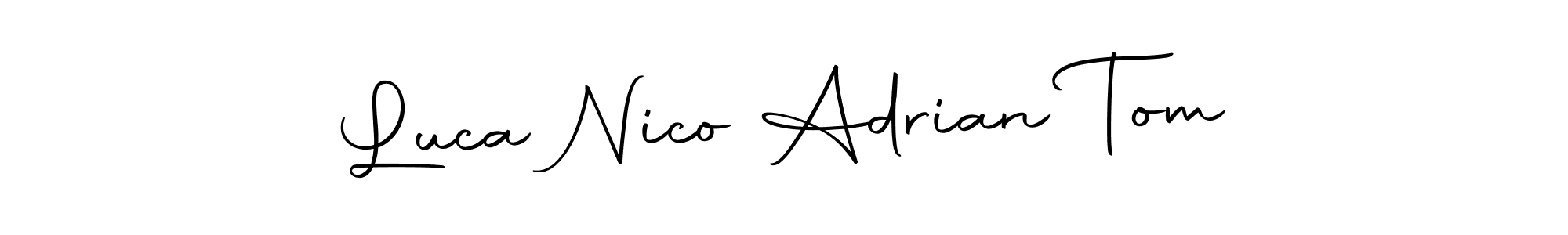 Best and Professional Signature Style for Luca Nico Adrian Tom. Autography-DOLnW Best Signature Style Collection. Luca Nico Adrian Tom signature style 10 images and pictures png