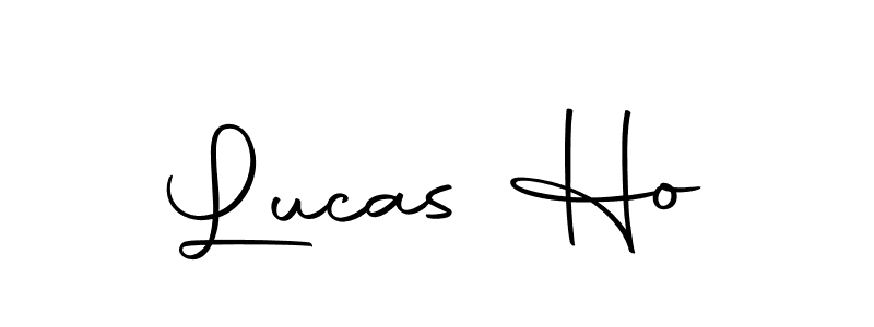 Design your own signature with our free online signature maker. With this signature software, you can create a handwritten (Autography-DOLnW) signature for name Lucas Ho. Lucas Ho signature style 10 images and pictures png