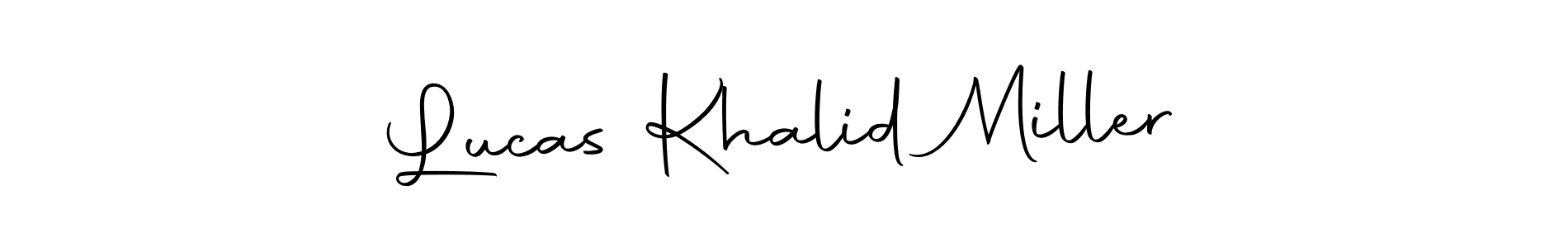 Once you've used our free online signature maker to create your best signature Autography-DOLnW style, it's time to enjoy all of the benefits that Lucas Khalid Miller name signing documents. Lucas Khalid Miller signature style 10 images and pictures png