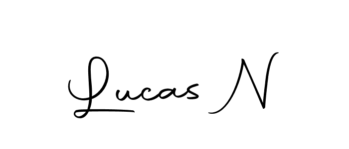 This is the best signature style for the Lucas N name. Also you like these signature font (Autography-DOLnW). Mix name signature. Lucas N signature style 10 images and pictures png