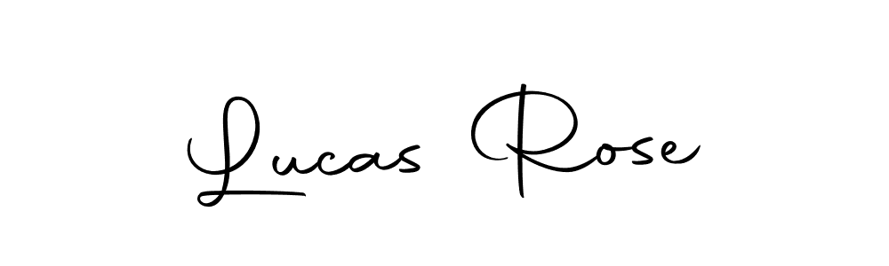 Make a beautiful signature design for name Lucas Rose. With this signature (Autography-DOLnW) style, you can create a handwritten signature for free. Lucas Rose signature style 10 images and pictures png