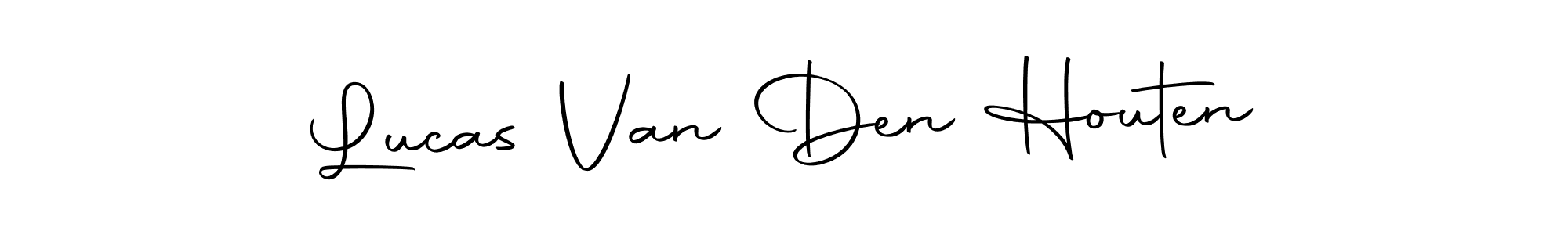 How to make Lucas Van Den Houten name signature. Use Autography-DOLnW style for creating short signs online. This is the latest handwritten sign. Lucas Van Den Houten signature style 10 images and pictures png