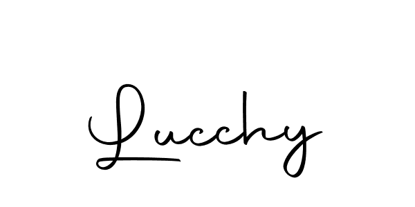 Design your own signature with our free online signature maker. With this signature software, you can create a handwritten (Autography-DOLnW) signature for name Lucchy. Lucchy signature style 10 images and pictures png