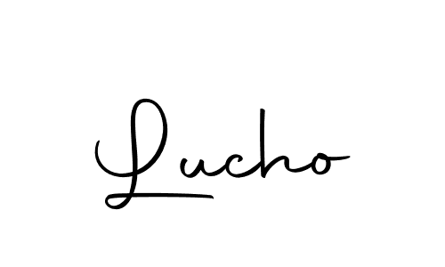 Lucho stylish signature style. Best Handwritten Sign (Autography-DOLnW) for my name. Handwritten Signature Collection Ideas for my name Lucho. Lucho signature style 10 images and pictures png
