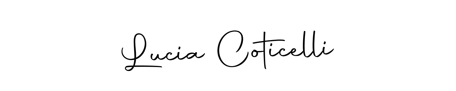 You should practise on your own different ways (Autography-DOLnW) to write your name (Lucia Coticelli) in signature. don't let someone else do it for you. Lucia Coticelli signature style 10 images and pictures png