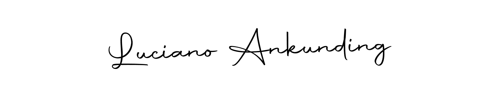 Luciano Ankunding stylish signature style. Best Handwritten Sign (Autography-DOLnW) for my name. Handwritten Signature Collection Ideas for my name Luciano Ankunding. Luciano Ankunding signature style 10 images and pictures png