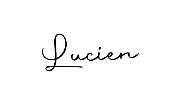The best way (Autography-DOLnW) to make a short signature is to pick only two or three words in your name. The name Lucien include a total of six letters. For converting this name. Lucien signature style 10 images and pictures png
