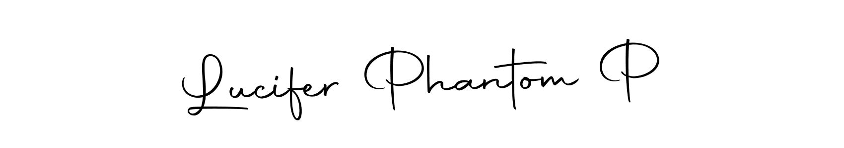 Use a signature maker to create a handwritten signature online. With this signature software, you can design (Autography-DOLnW) your own signature for name Lucifer Phantom P. Lucifer Phantom P signature style 10 images and pictures png