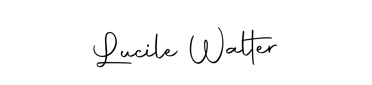 Make a beautiful signature design for name Lucile Walter. Use this online signature maker to create a handwritten signature for free. Lucile Walter signature style 10 images and pictures png