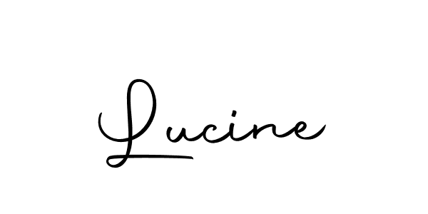 Make a beautiful signature design for name Lucine. With this signature (Autography-DOLnW) style, you can create a handwritten signature for free. Lucine signature style 10 images and pictures png