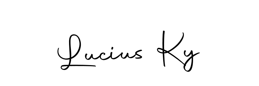 Once you've used our free online signature maker to create your best signature Autography-DOLnW style, it's time to enjoy all of the benefits that Lucius Ky name signing documents. Lucius Ky signature style 10 images and pictures png
