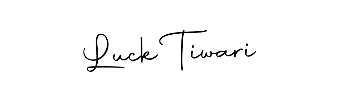 Luck Tiwari stylish signature style. Best Handwritten Sign (Autography-DOLnW) for my name. Handwritten Signature Collection Ideas for my name Luck Tiwari. Luck Tiwari signature style 10 images and pictures png