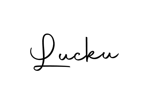 The best way (Autography-DOLnW) to make a short signature is to pick only two or three words in your name. The name Lucku include a total of six letters. For converting this name. Lucku signature style 10 images and pictures png
