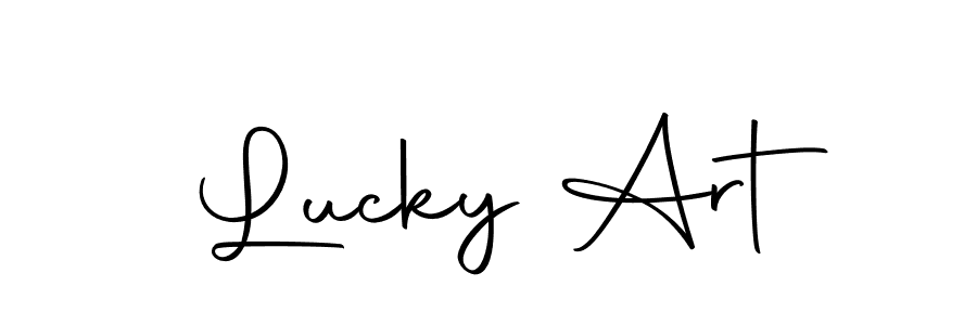 You can use this online signature creator to create a handwritten signature for the name Lucky Art. This is the best online autograph maker. Lucky Art signature style 10 images and pictures png