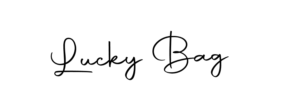 Use a signature maker to create a handwritten signature online. With this signature software, you can design (Autography-DOLnW) your own signature for name Lucky Bag. Lucky Bag signature style 10 images and pictures png