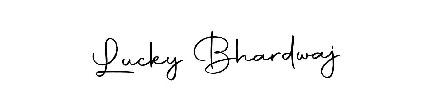 You should practise on your own different ways (Autography-DOLnW) to write your name (Lucky Bhardwaj) in signature. don't let someone else do it for you. Lucky Bhardwaj signature style 10 images and pictures png