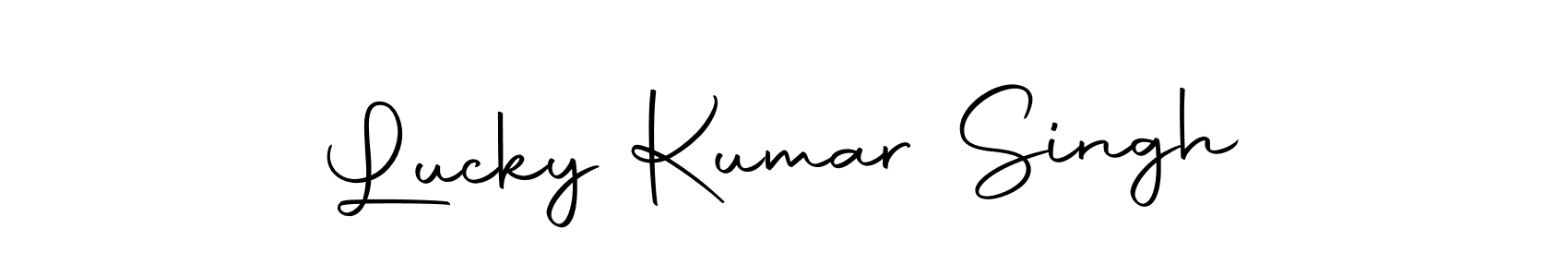 This is the best signature style for the Lucky Kumar Singh name. Also you like these signature font (Autography-DOLnW). Mix name signature. Lucky Kumar Singh signature style 10 images and pictures png